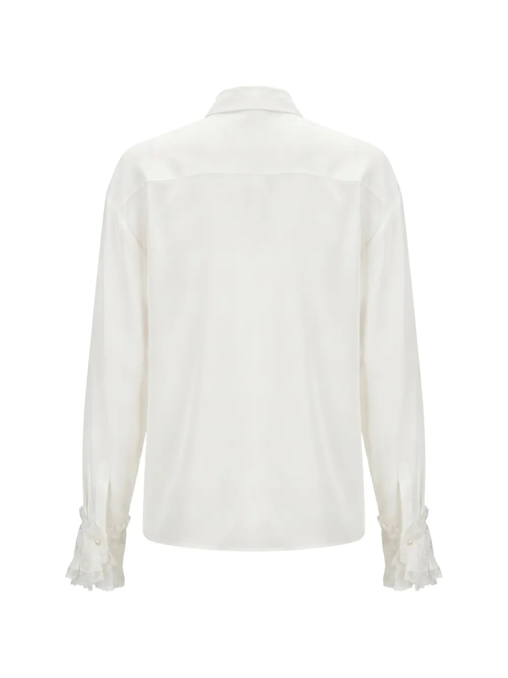 Ermanno Scervino Blouse met ruches Wit