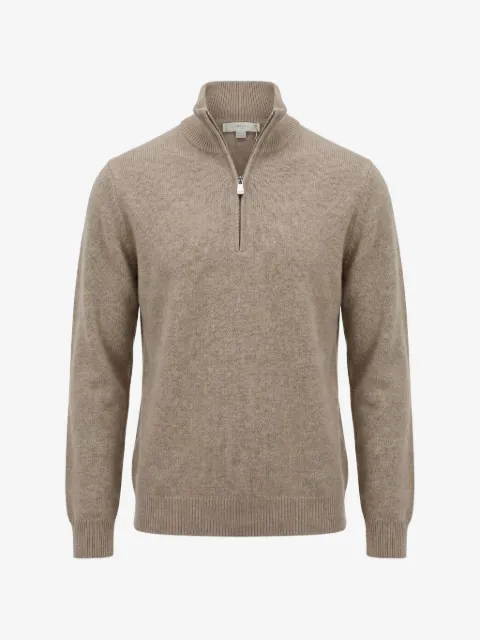 Malo half-zip cashmere sweater