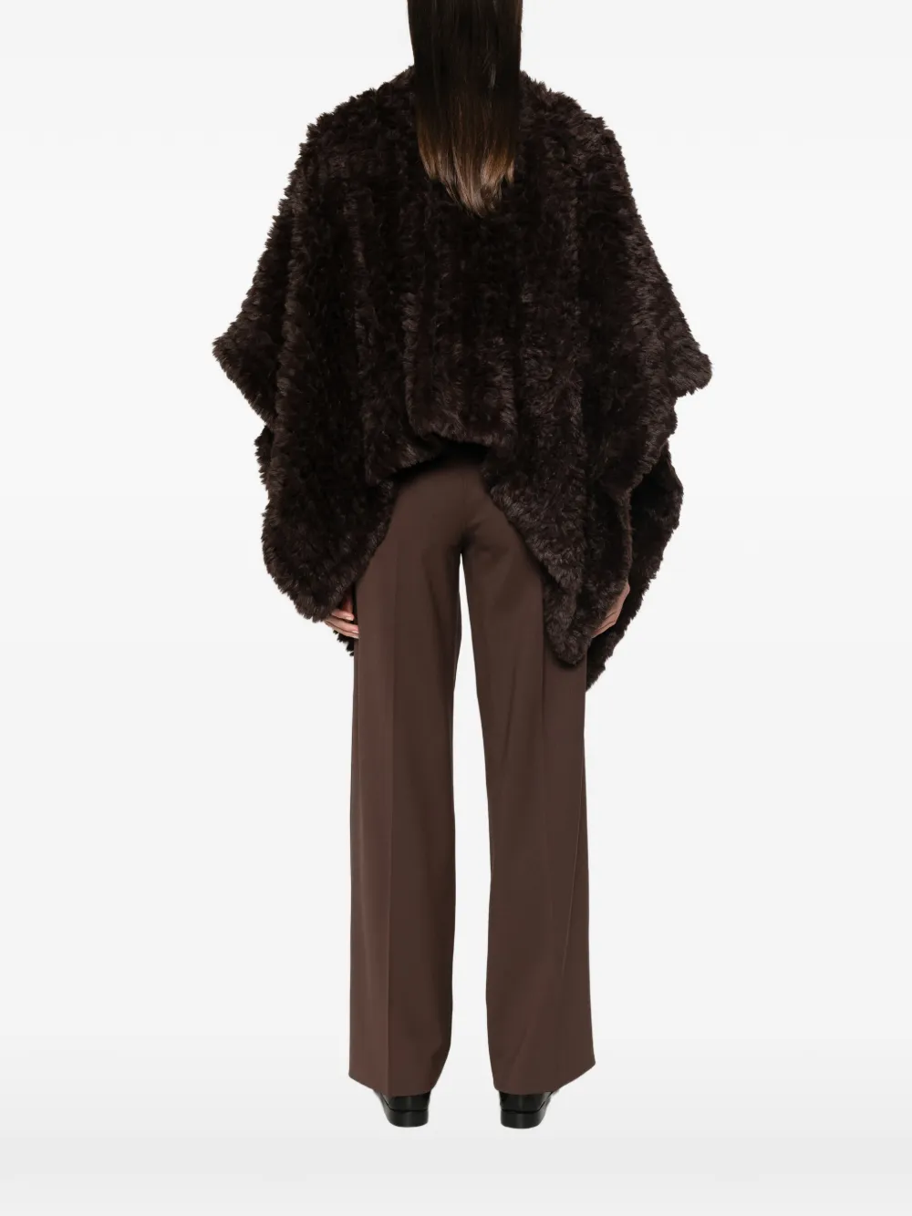 PINKO faux-fur cape Bruin