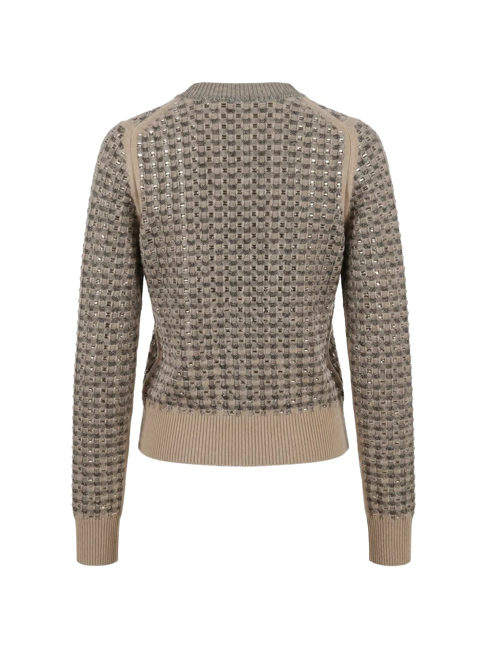 Ermanno Scervino Vest verfraaid met pailletten Beige