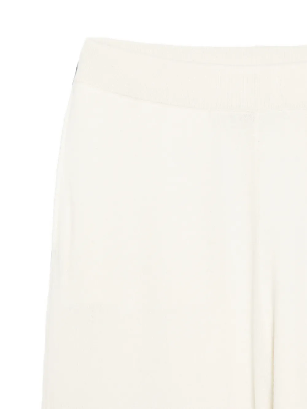 Malo Broek met elastische tailleband Wit