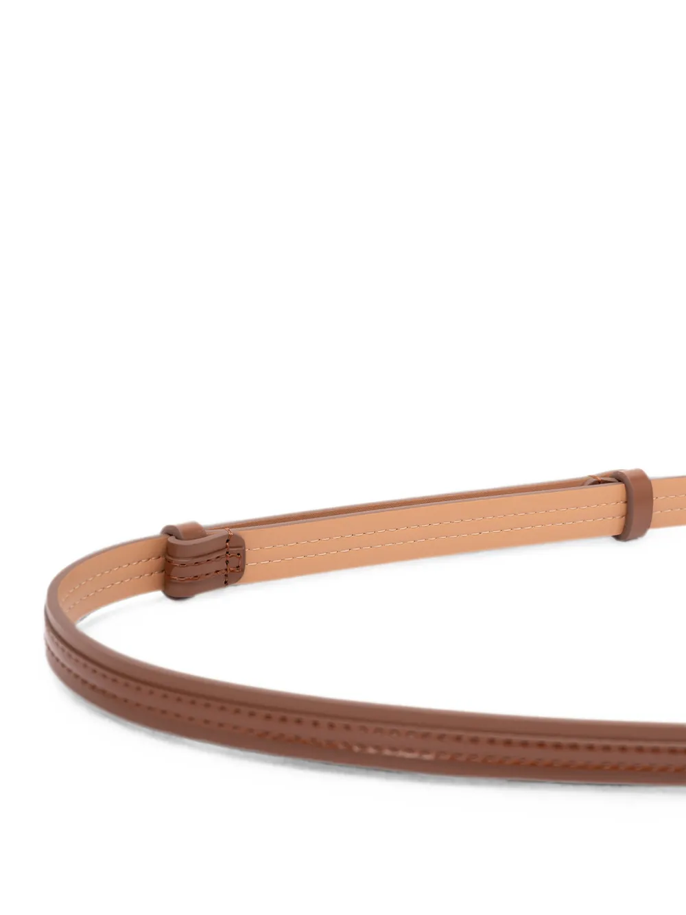 Elisabetta Franchi Riem met logoplakkaat Bruin