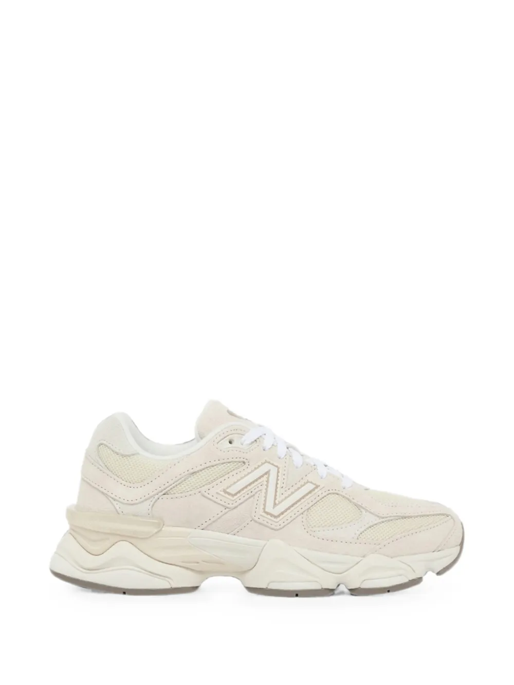 New Balance 9060 mesh-panelled sneakers Beige