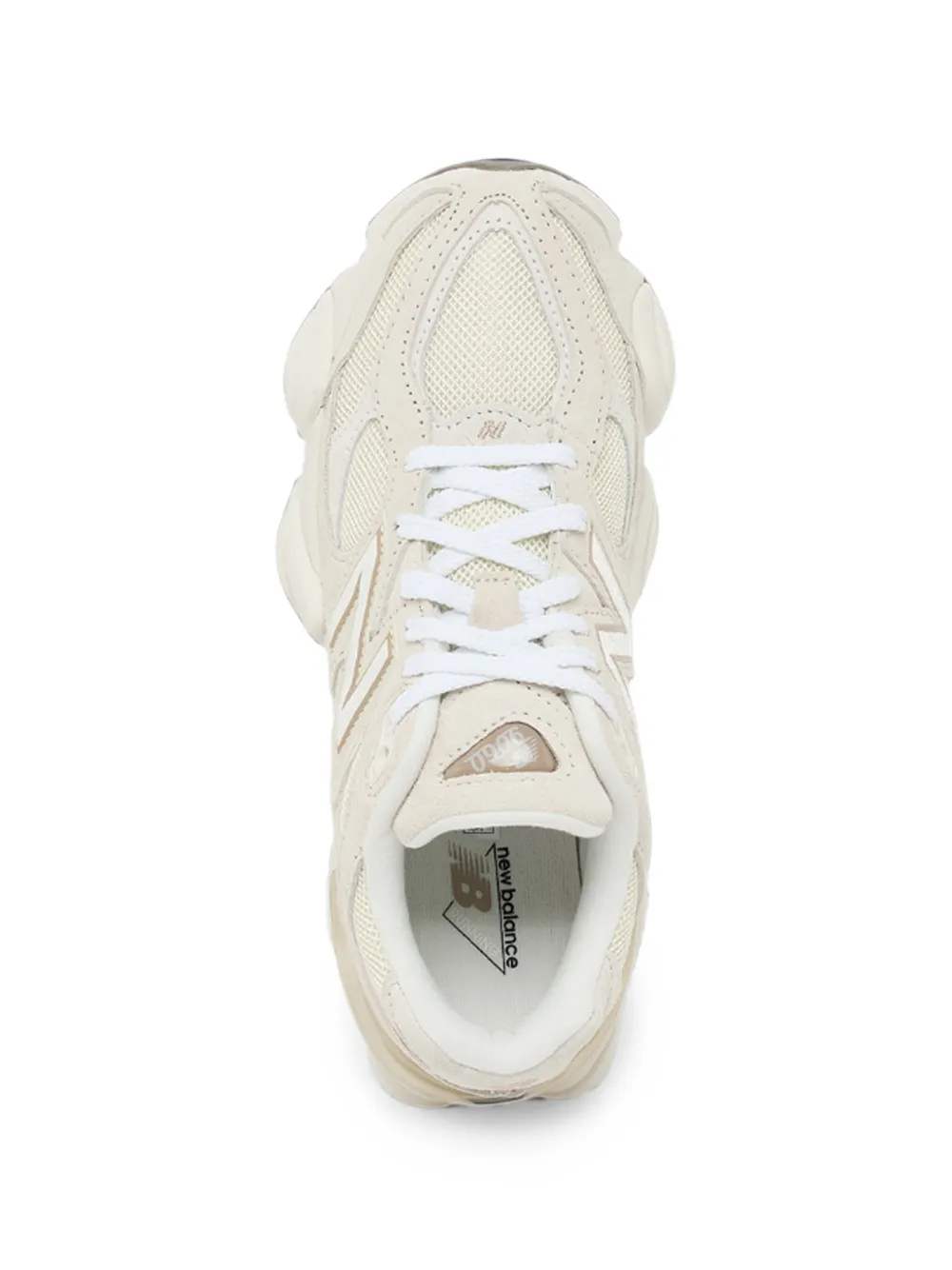 New Balance 9060 mesh-panelled sneakers Beige