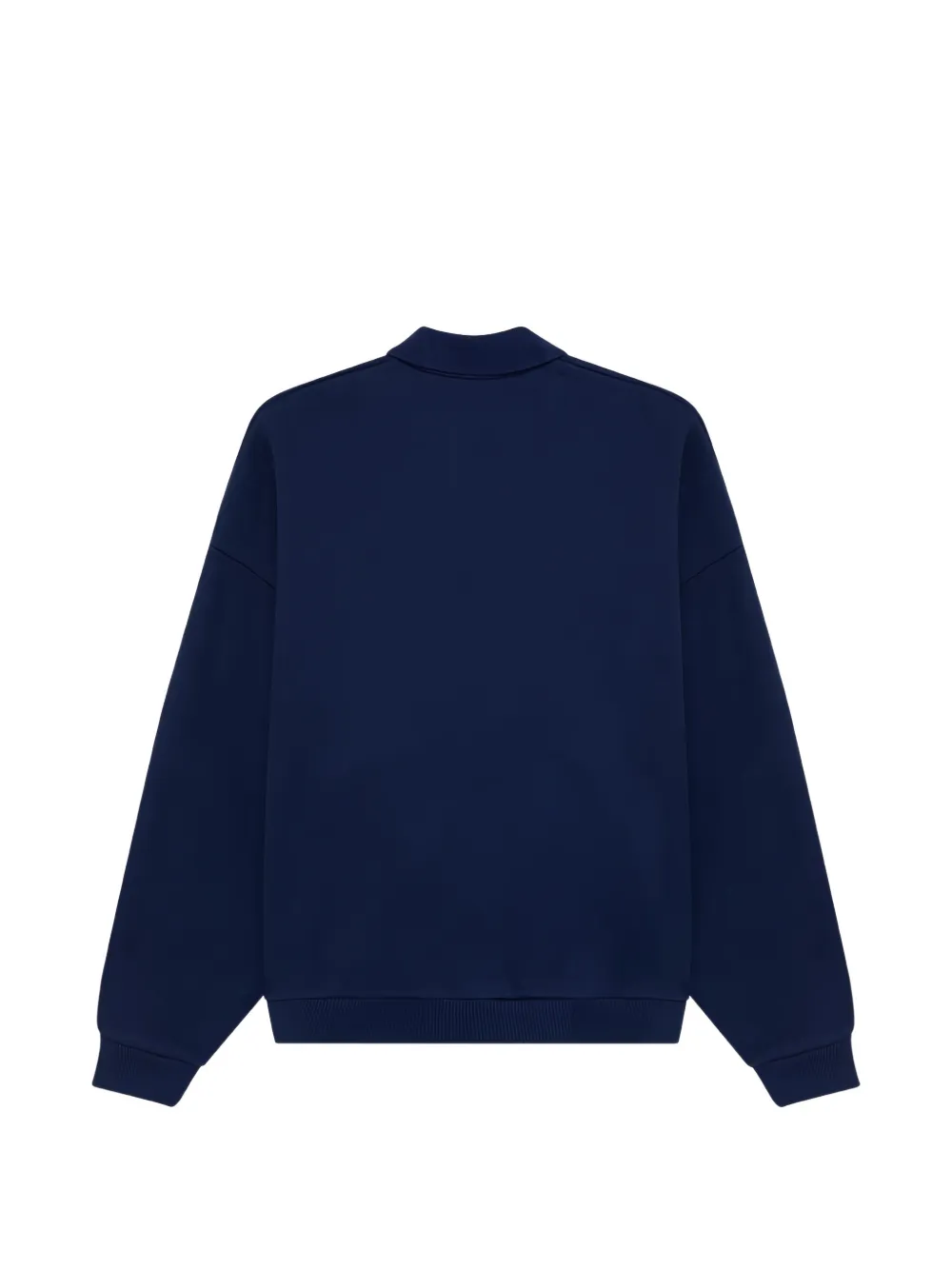 Autry logo-print polo-collar sweatshirt Blauw