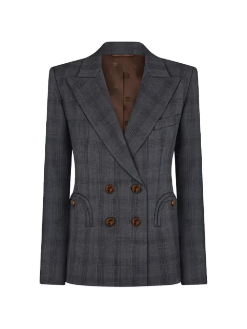Blazé Milano Charmer double-breasted checked blazer