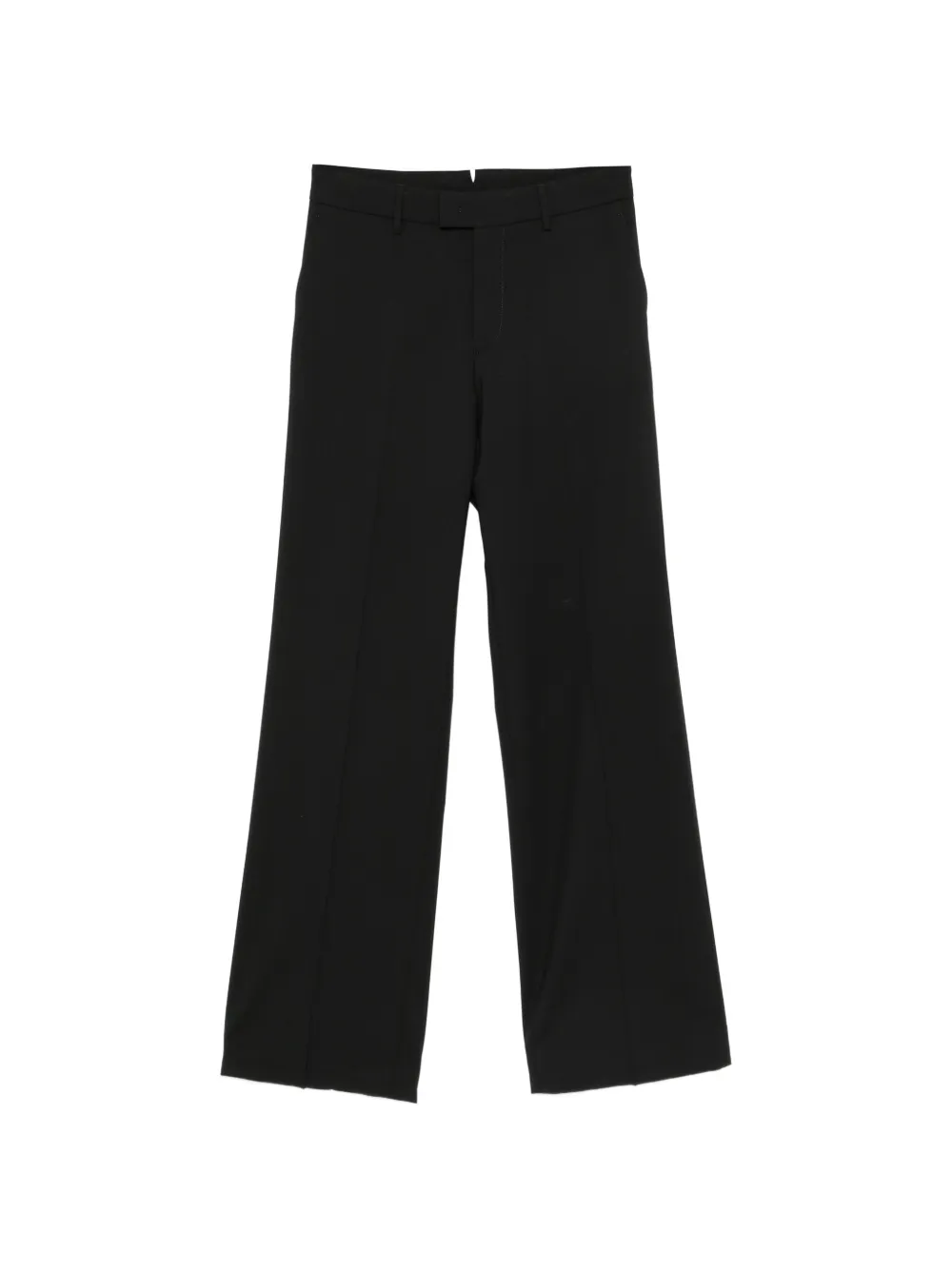 Berwich Patrizia pressed-crease straight-leg trousers - Nero
