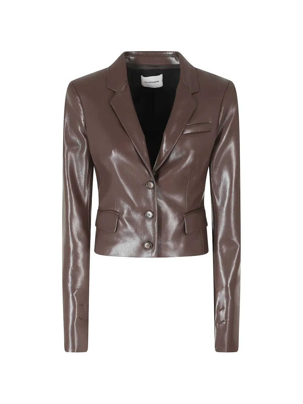 The Andamane Zefira Button-fastening Blazer In 브라운