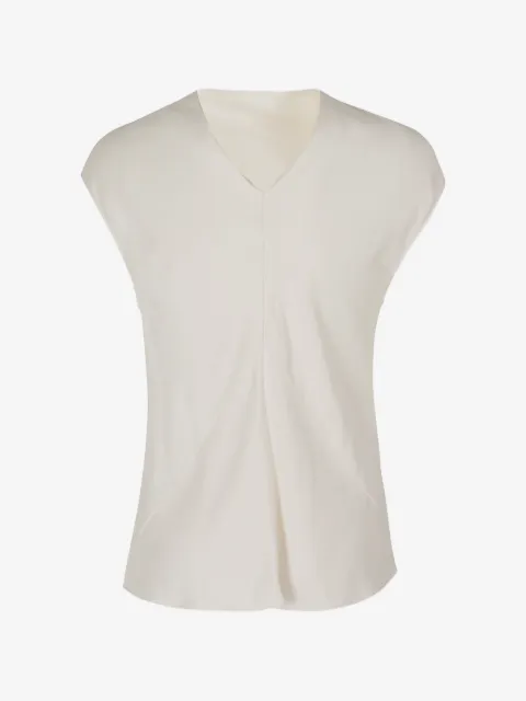 Alberta Ferretti draped V-neck top