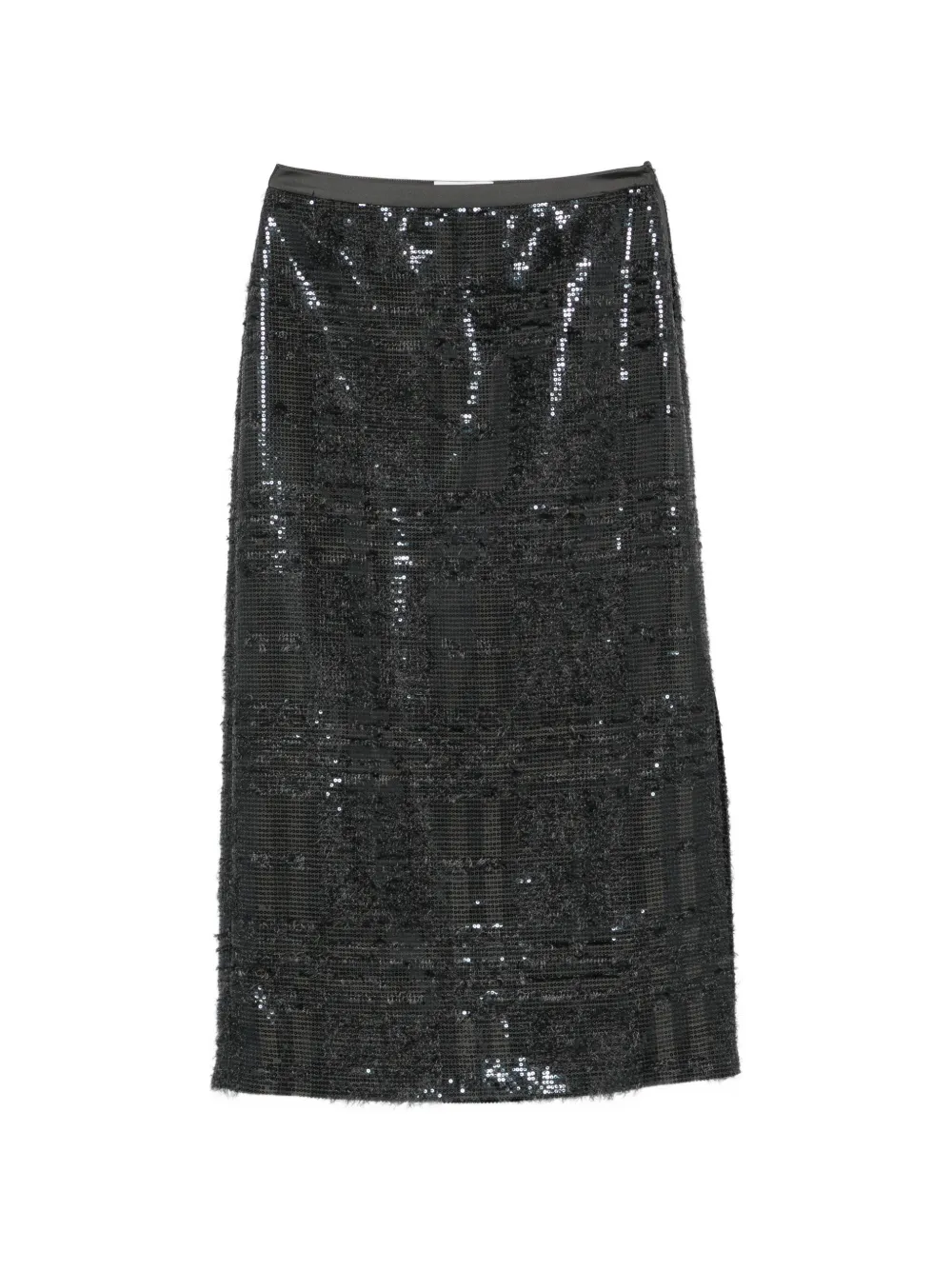 Peserico sequin-embellished midi skirt - Grigio