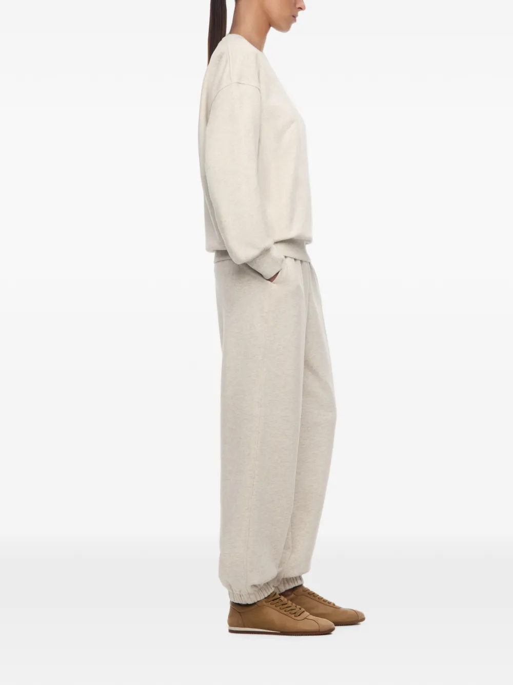 12 STOREEZ Central Park trainingsbroek Beige