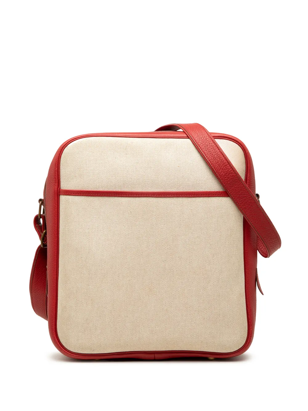Hermès Pre-Owned 20th Century Toile and Clemence Victoria Umhängetasche - Braun