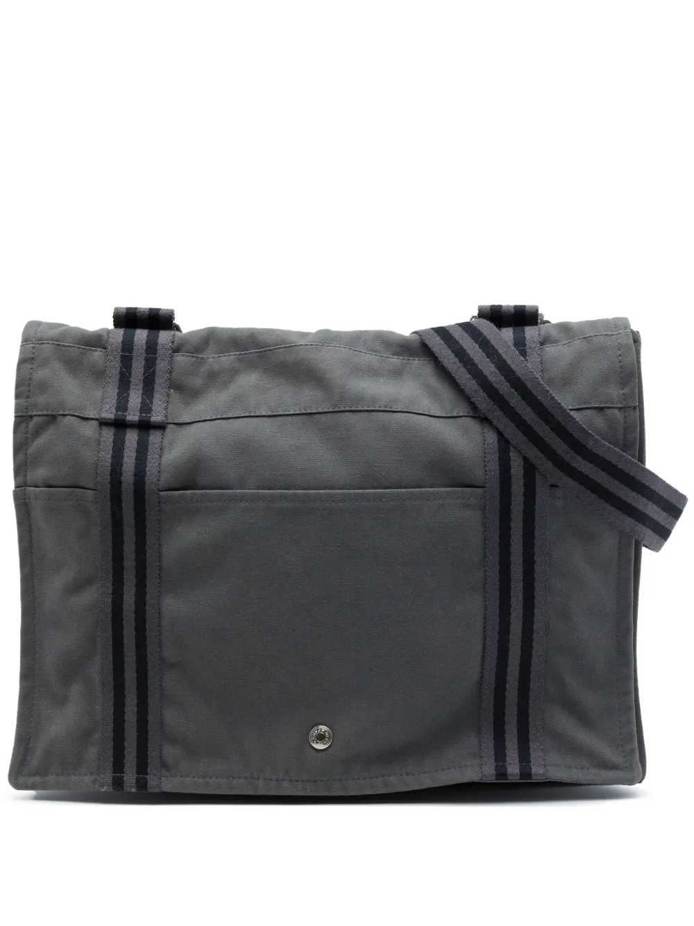 Hermès Pre-Owned 20th Century Herline Kuriertasche aus Canvas - Grau