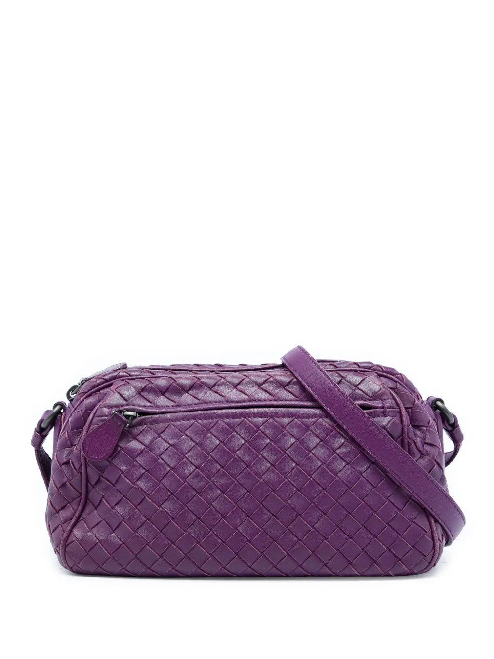 Bottega Veneta Pre-Owned 2012-2026 Nappa Intrecciato Camera Bag crossbody bag - Purple