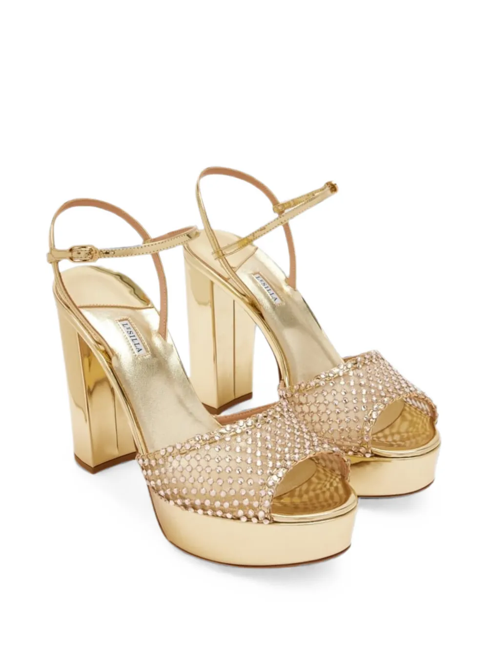 Le Silla Gilda platform sandals Goud