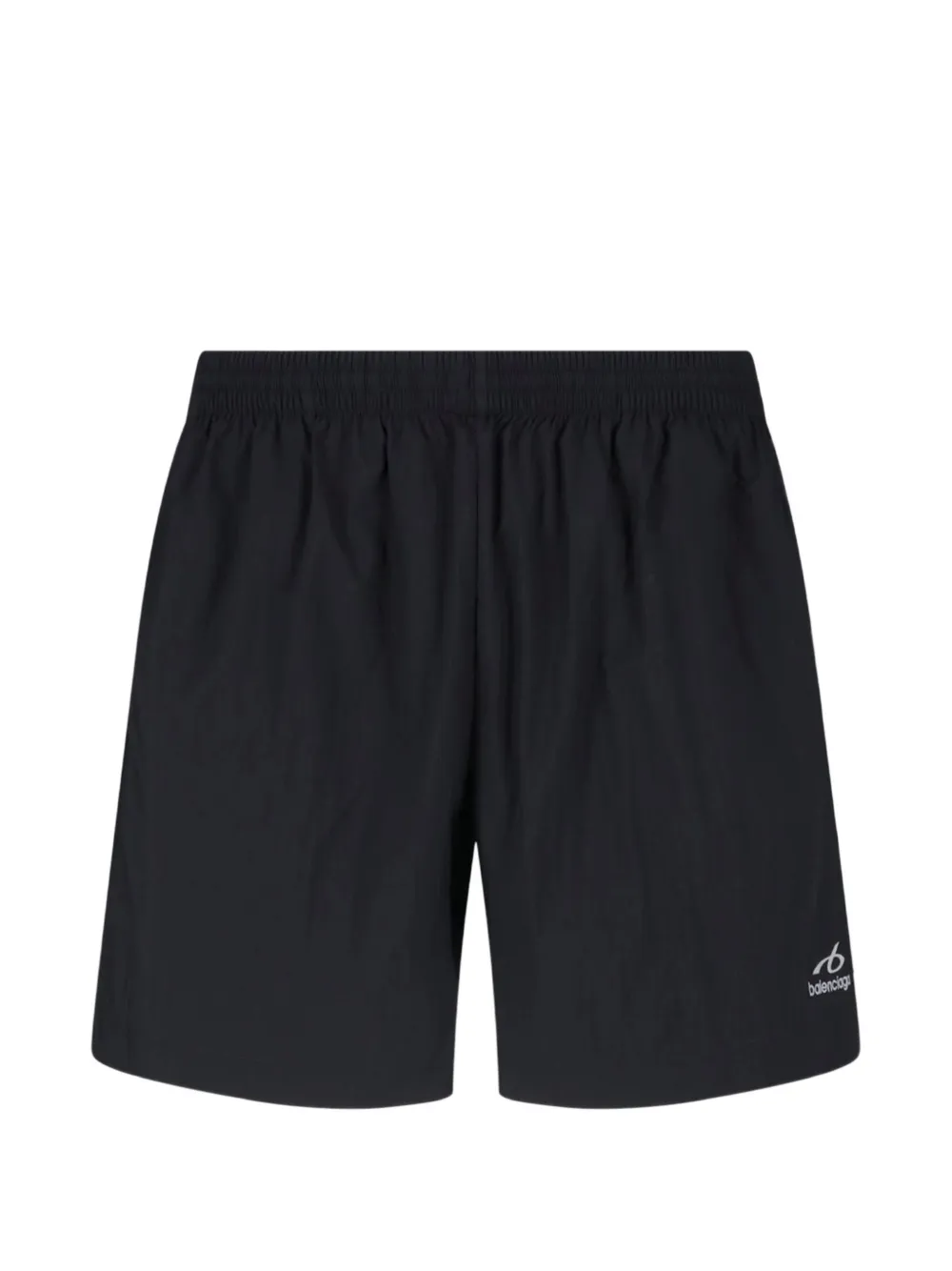 Balenciaga Bodies logo-print swim shorts - Nero
