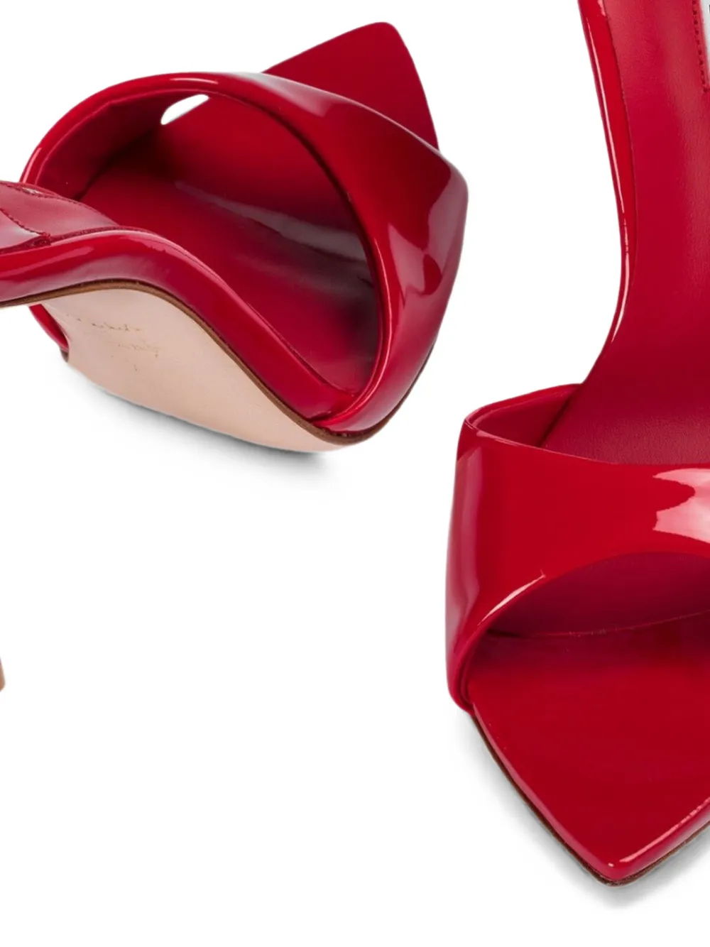 Le Silla Bella pointed-toe sandals Rood