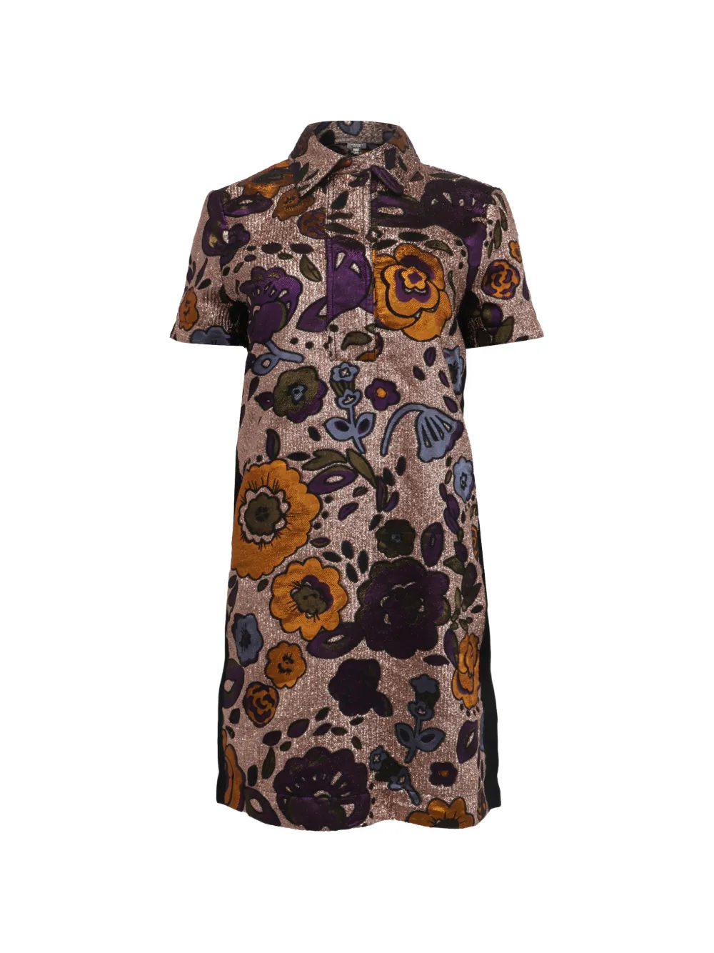 Burberry Pre-Owned floral jacquard shirt dress - Toni neutri