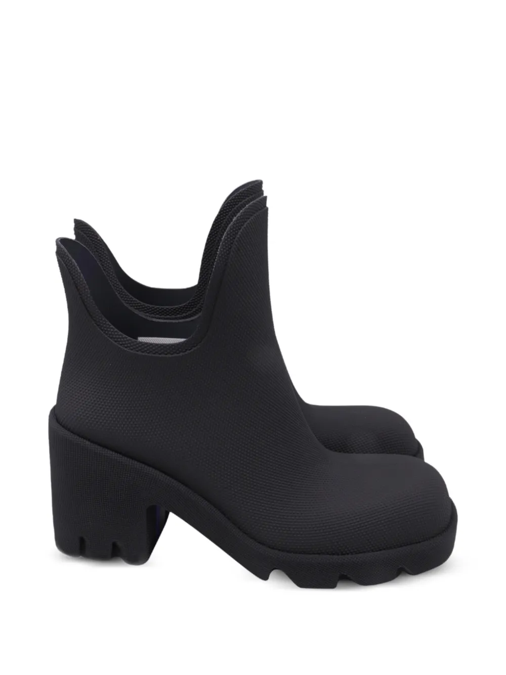 Burberry Pre-Owned Marsh ankle rain boots - Schwarz