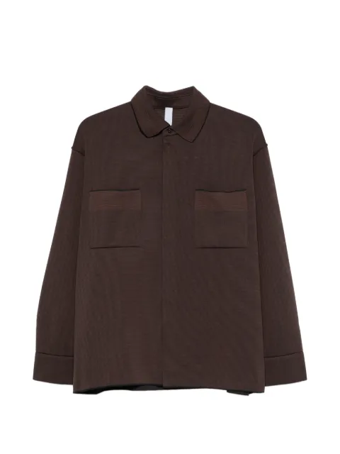 CFCL ribbed-knit chest-pocket shirt
