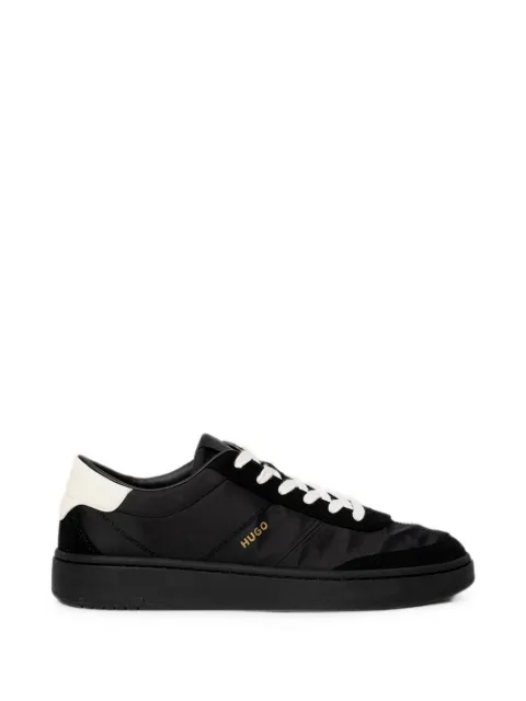 HUGO Neston logo-print panelled sneakers