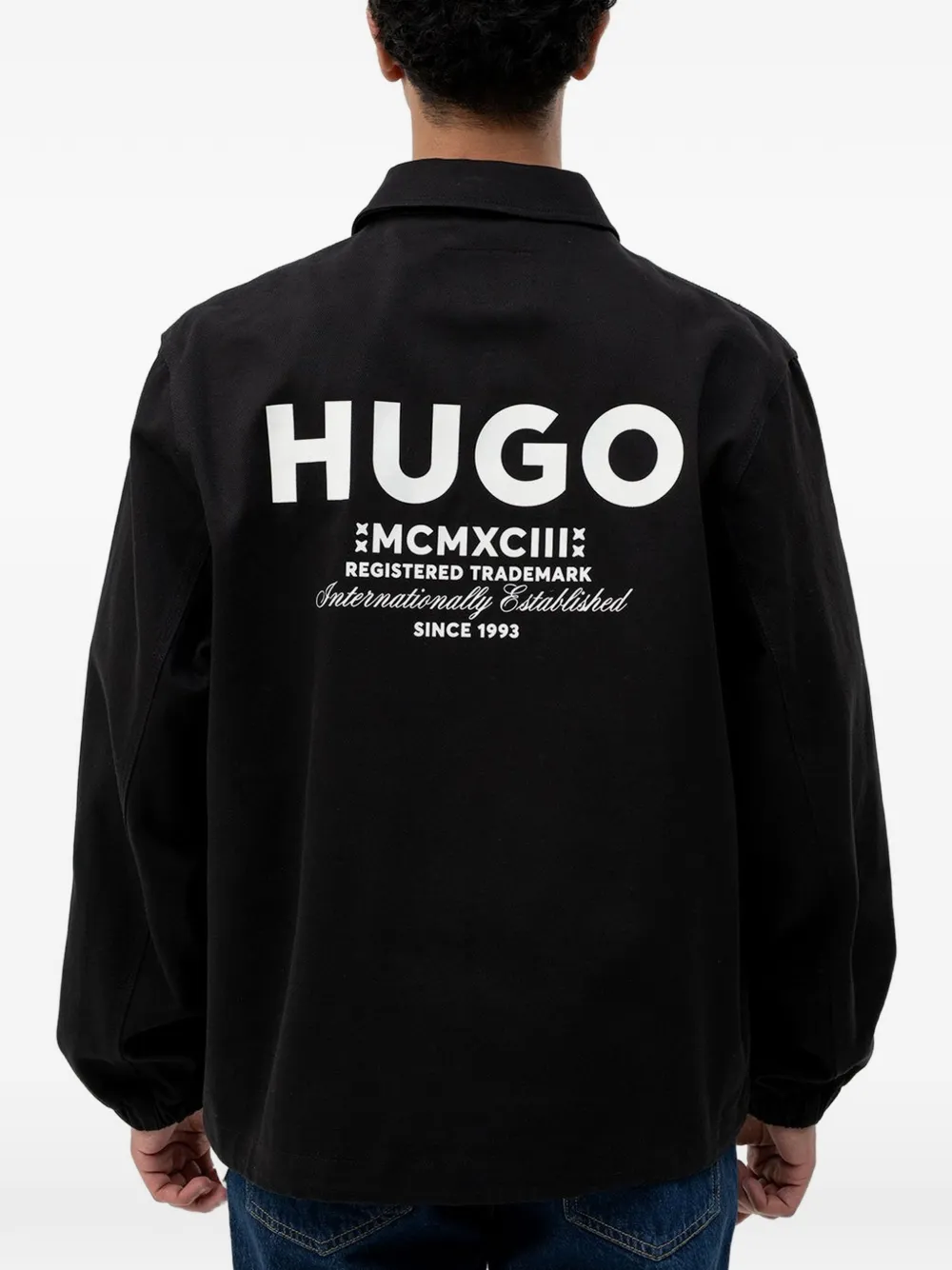 HUGO Jack met logoprint Zwart