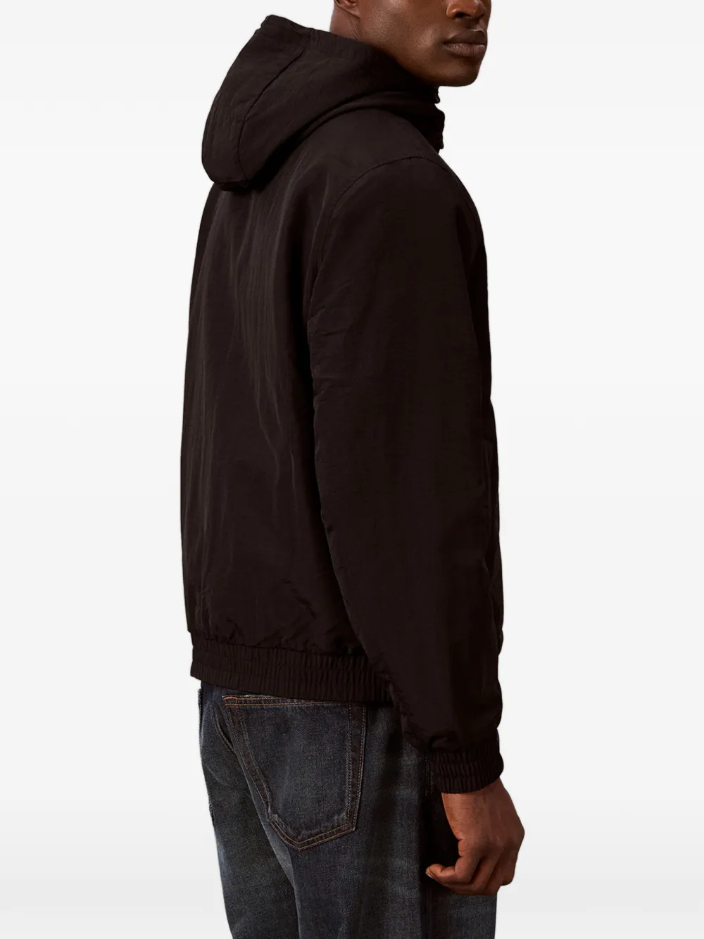 Calvin Klein Jeans Jack met geborduurd logo Zwart