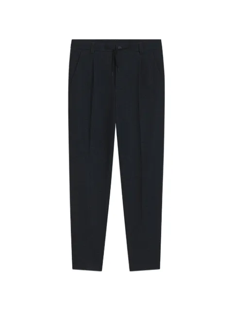 HUGO Teagan261X-H modern-fit pants in micro-printed stretch fabric