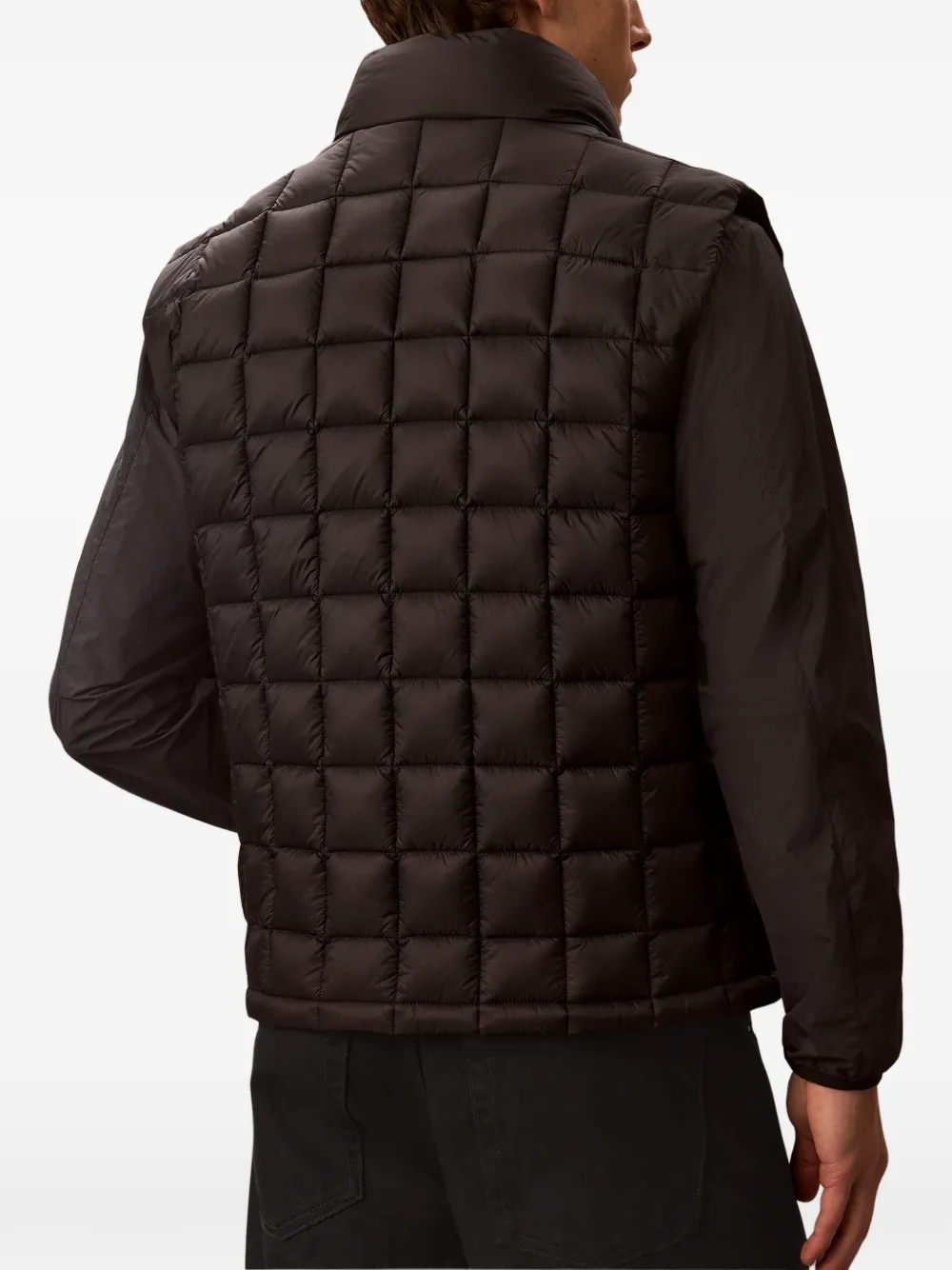 Calvin Klein Gewatteerde bodywarmer met logo Zwart