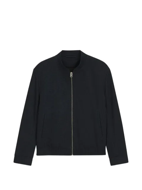 HUGO Ukashi slim-fit jacket in micro-printed stretch fabric
