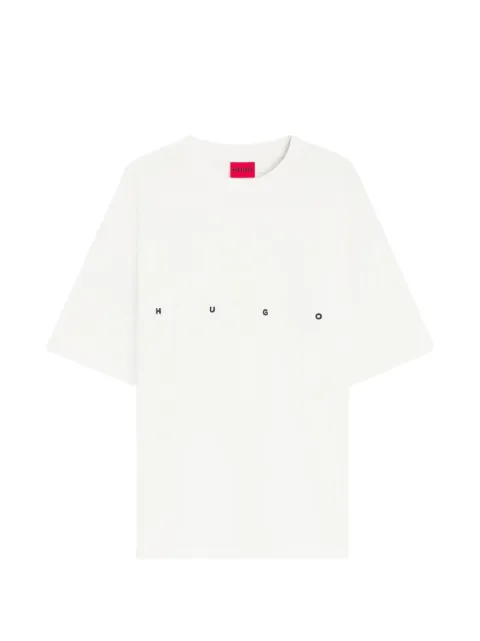 HUGO graphic-print logo-print T-shirt