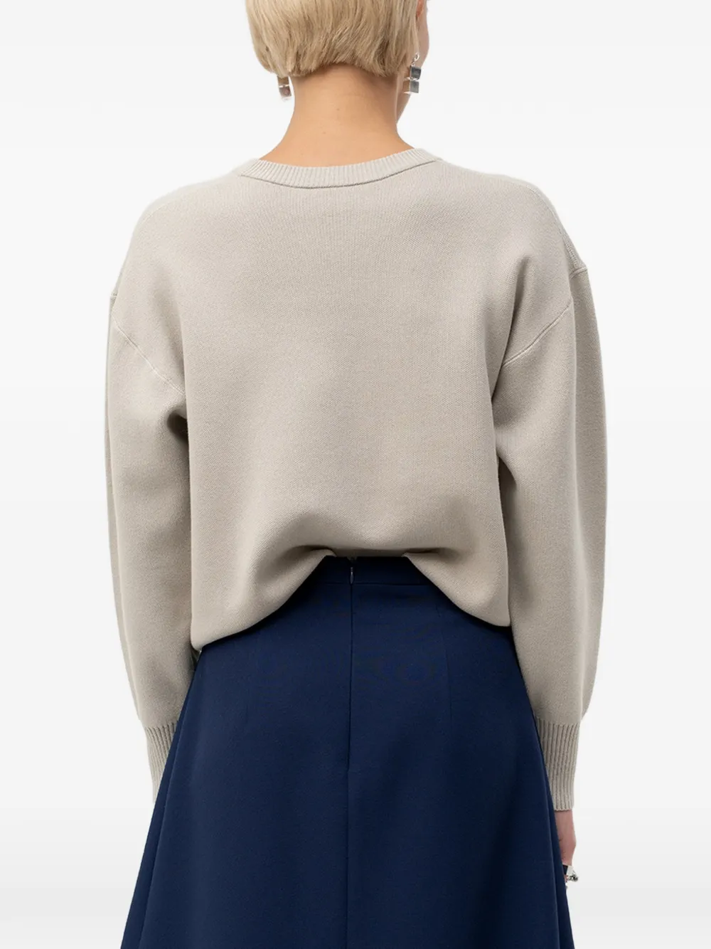 HUGO Mini-rok met plooien en ketting-detail Blauw