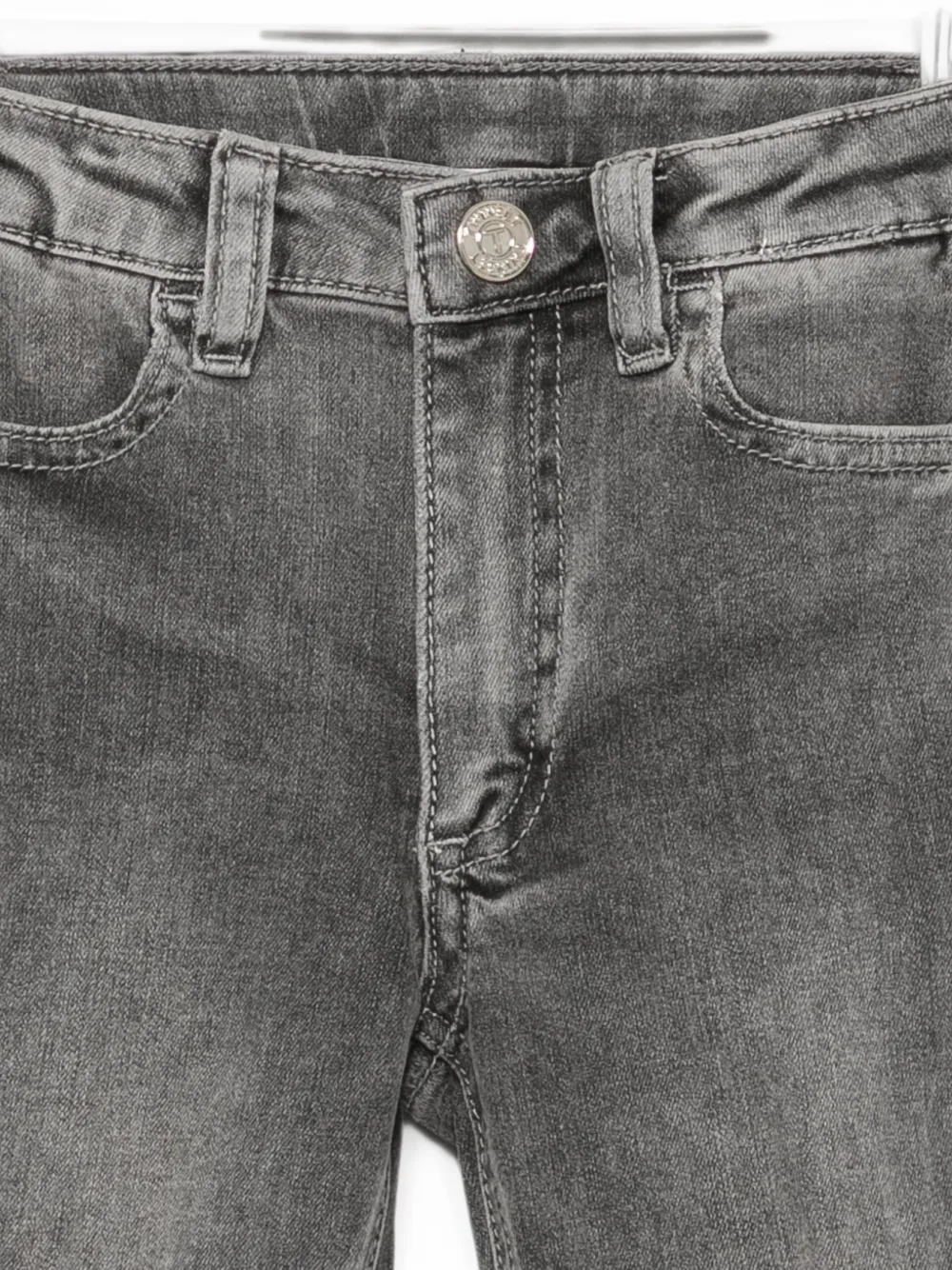 TWINSET Kids Jeans met omgeslagen cuffs Grijs