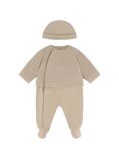 Fendi Kids FF logo-embossed babywear set