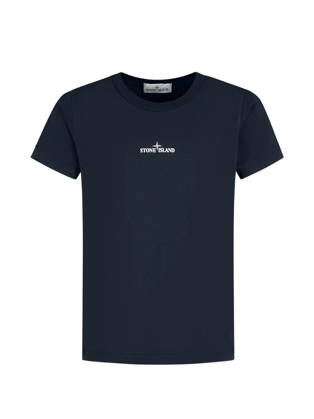 Stone Island Junior logo-print T-shirt - Blu