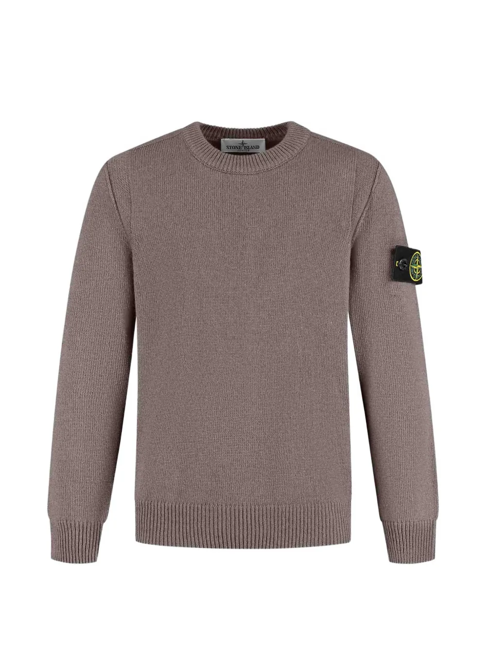 Stone Island Junior Compass patch sweater - Grigio