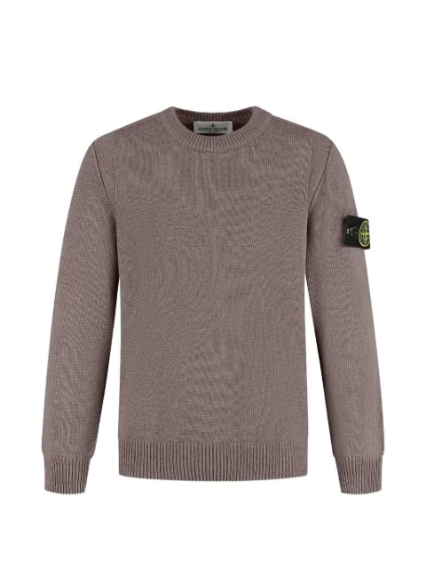 Stone Island Junior Compass patch sweater