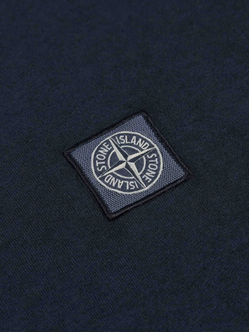 Stone Island Junior logo-patch T-shirt Blauw