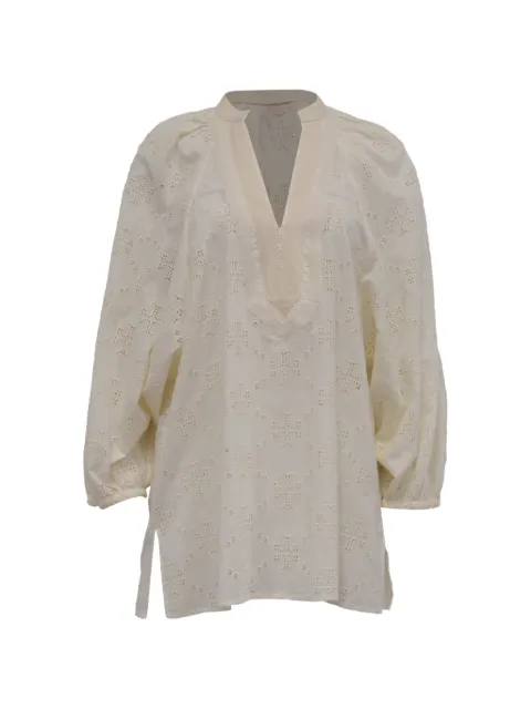 Tory Burch blusa estilo túnica con bordado