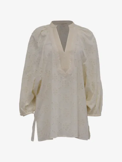 Tory Burch Broderie tunic blouse
