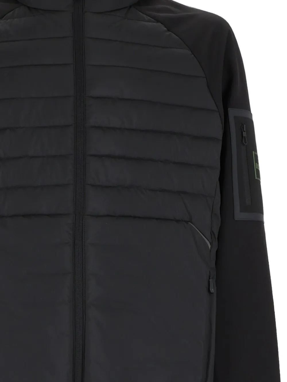 BOSS GREEN HUGO BOSS Gevoerd jack met capuchon Zwart
