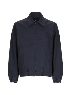 Undercover x Dickies curved-zip Shirt Jacket | Blue | FARFETCH JO