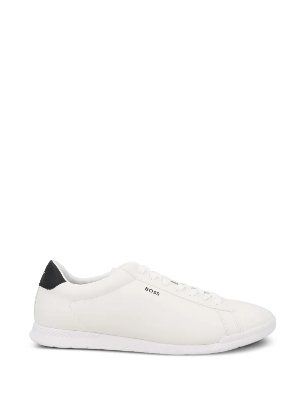 BOSS Nitan logo-print lace-up sneakers - Weiß