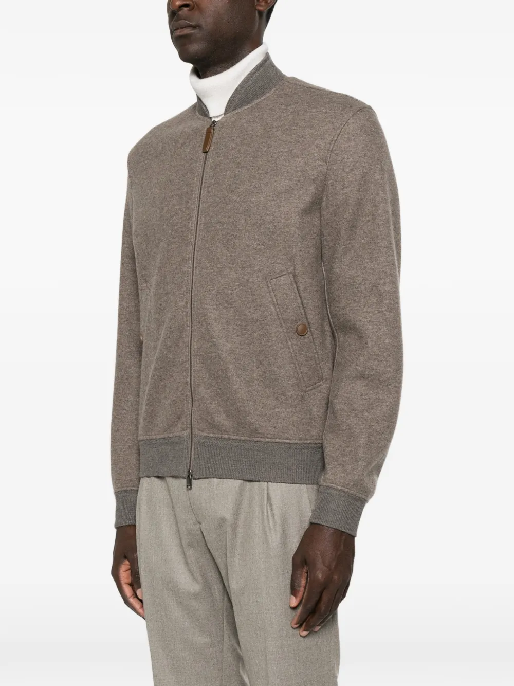 Brioni zip-up bomber jacket Bruin