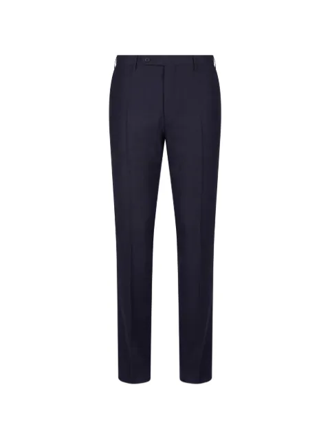 slowear pressed-crease tailored trousers