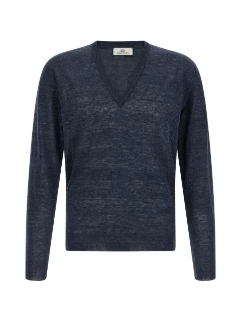 Riviera melange V-neck sweater