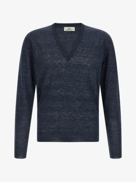 Riviera melange V-neck sweater