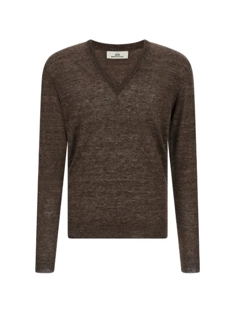 Riviera melange V-neck sweater