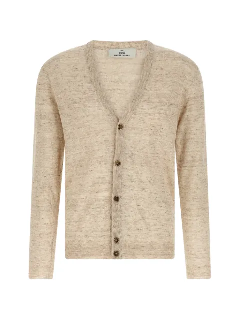 Riviera mélange V-neck cardigan