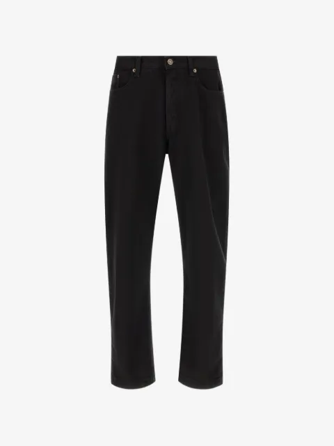 Riviera jeans tapered con diseño desteñido